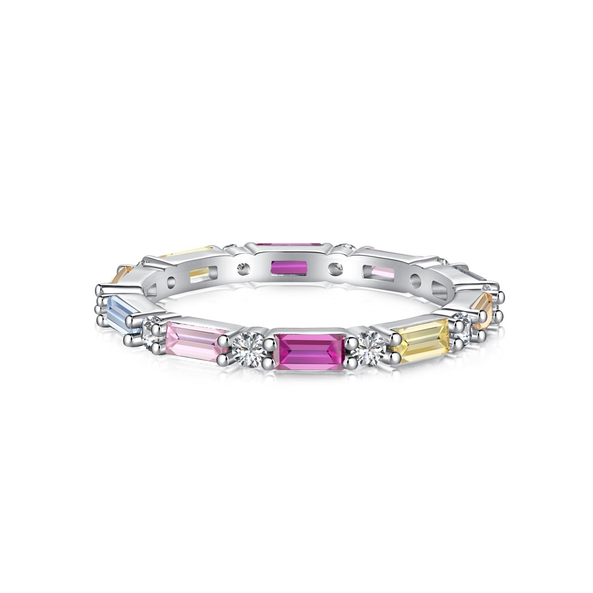 [Haelin Jewelry]Lively In Shades Elegant Radiant Cut Daily Ring