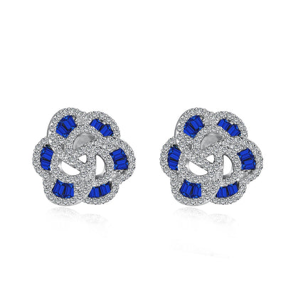 [Haelin Jewelry]Exquisite Flower Shape Daily Earrings