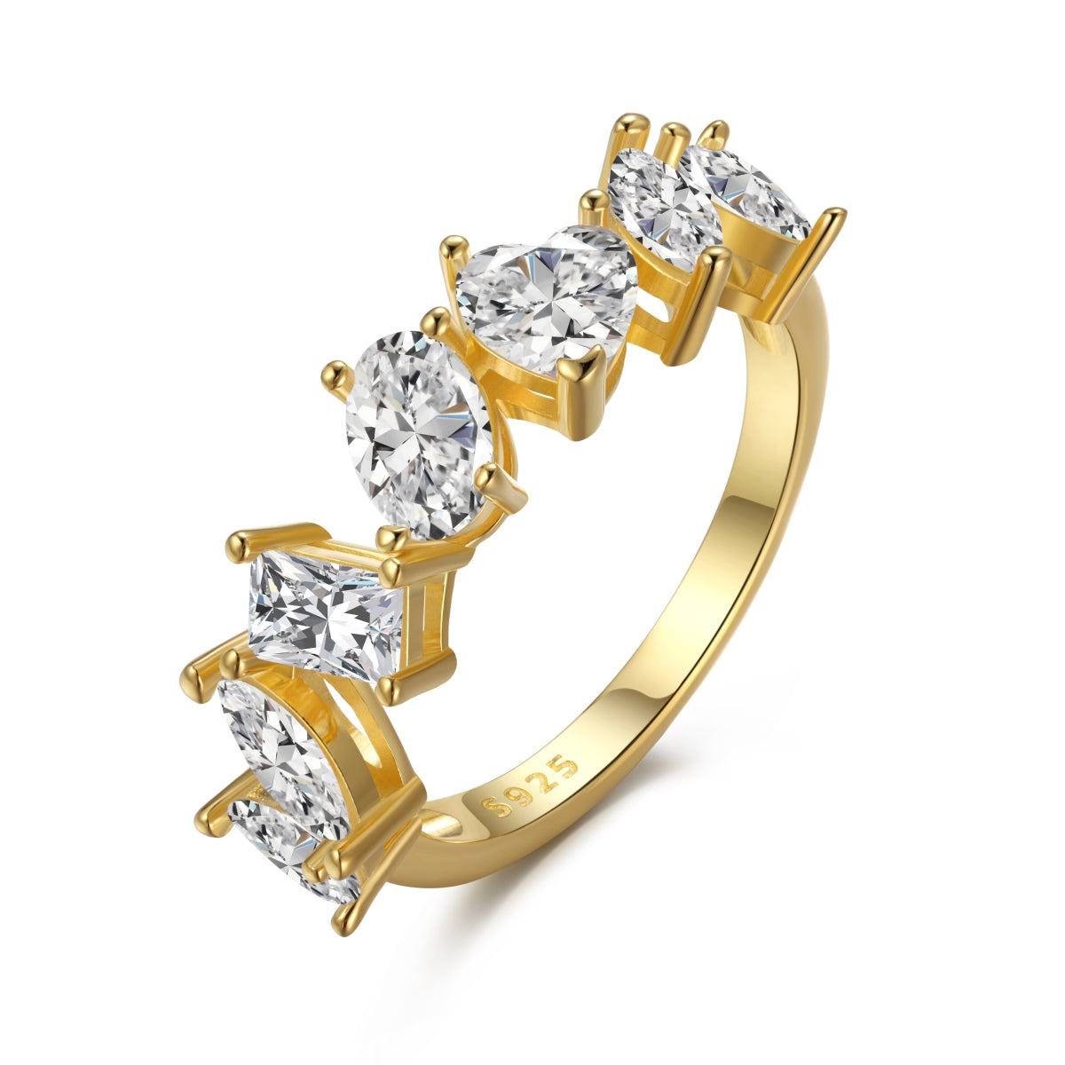 [Haelin Jewelry]Delicate Multi Cut Ring