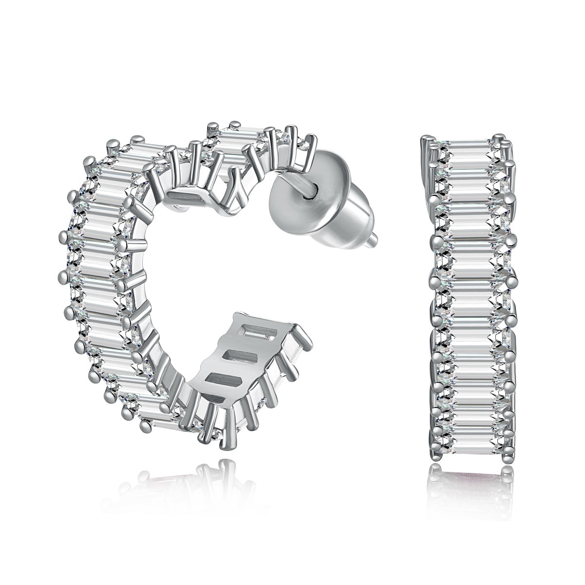 [Haelin Jewelry]Radiant Heart Cutout Earrings
