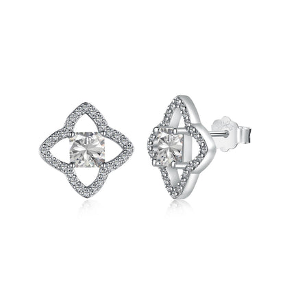 [Haelin Jewelry]Elegant Star Shape Princess Cut Daily Earrings