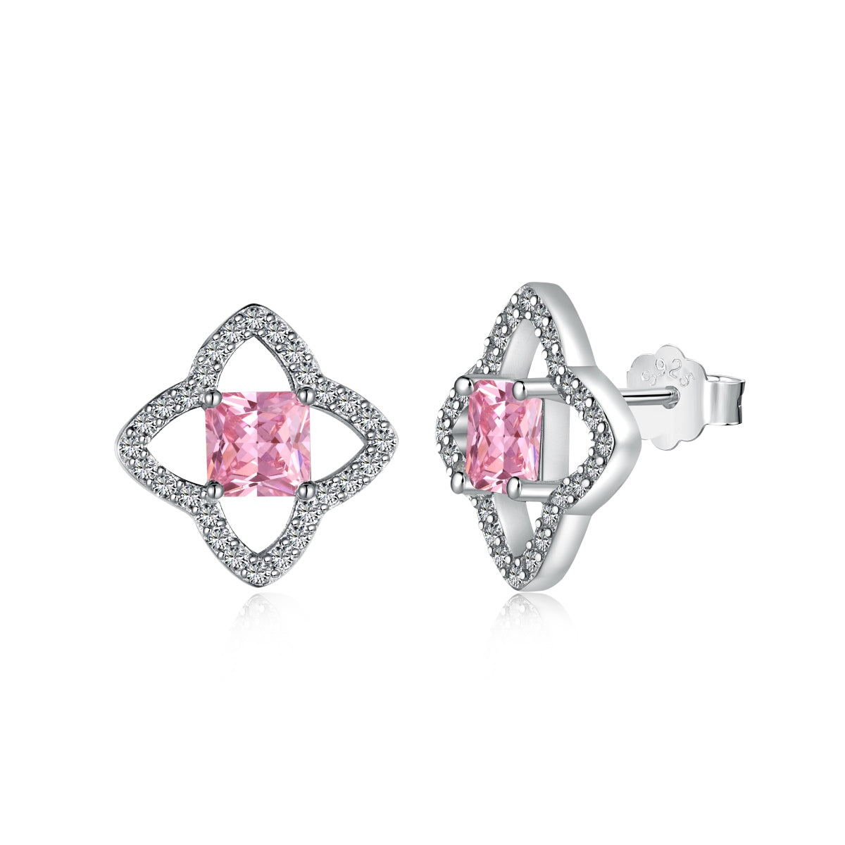 [Haelin Jewelry]Elegant Star Shape Princess Cut Daily Earrings