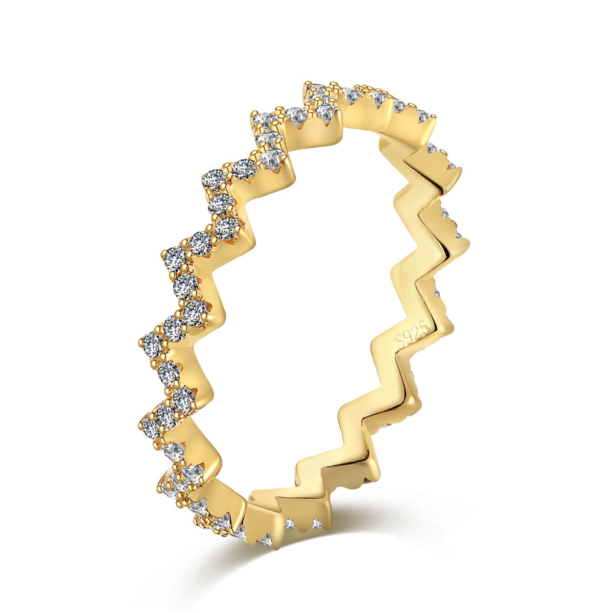 [Haelin Jewelry]Delicate Enchanting Wave Shape Daily Ring
