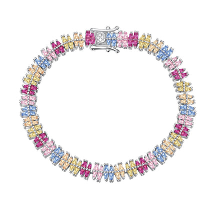 [Haelin Jewelry]Sparkling Exquisite Multi Cut Party Bracelet