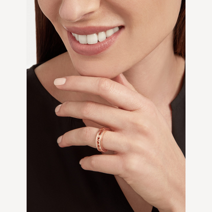 [⭐Haelin Jewelry]ZERO 1 ONE-BAND WITH OPENWORK LOGO SPIRAL RING