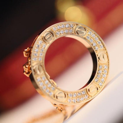 [⭐Haelin Jewelry]LOVE NECKLACE ADJUSTABLE ROSE GOLD
