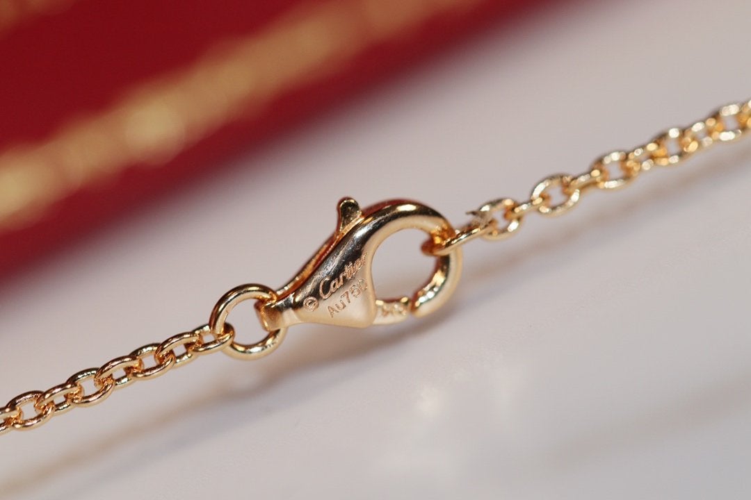 [⭐Haelin Jewelry]LOVE NECKLACE PINK GOLD AND SILVER