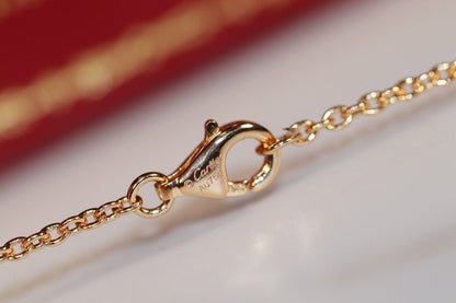 [⭐Haelin Jewelry]LOVE NECKLACE PINK GOLD AND SILVER