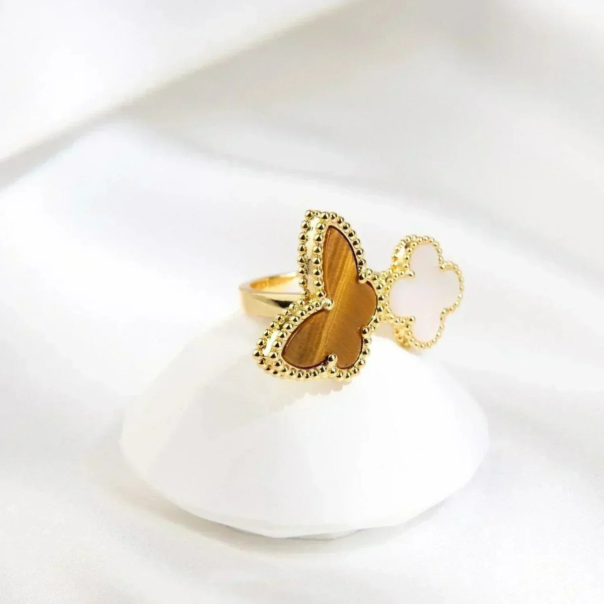 [⭐Haelin Jewelry]LUCKY BETWEEN THE FINGER RING