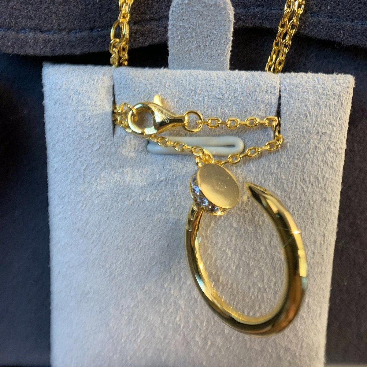 [⭐Haelin Jewelry]JUSTE NECKLACE GOLD DIAMONDS