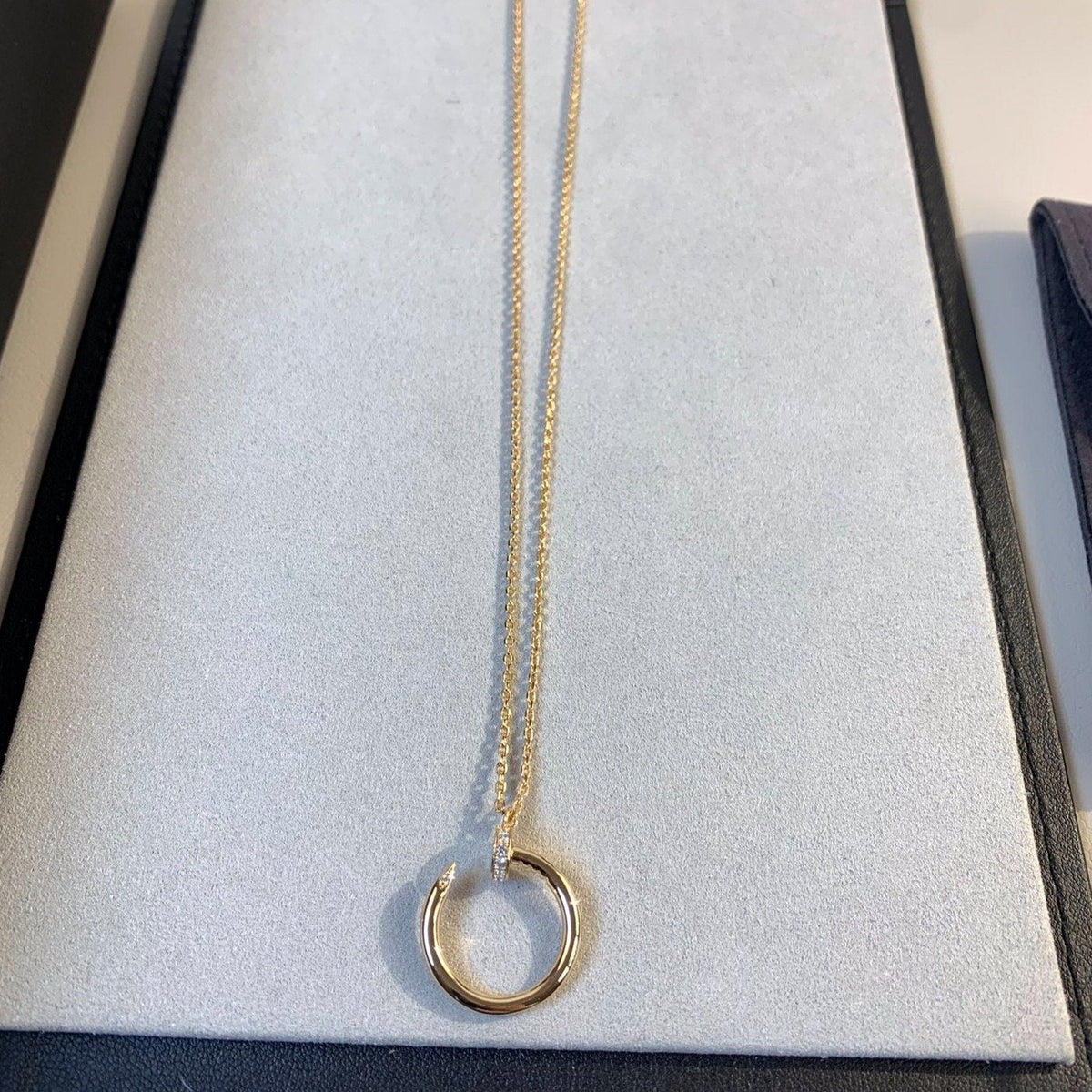 [⭐Haelin Jewelry]JUSTE NECKLACE PINK GOLD