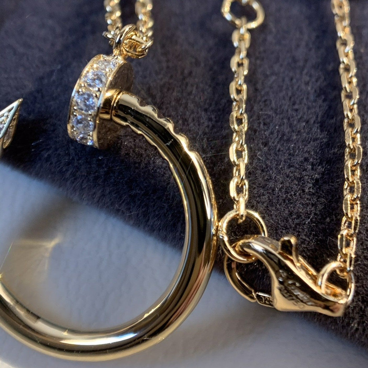 [⭐Haelin Jewelry]JUSTE NECKLACE PINK GOLD