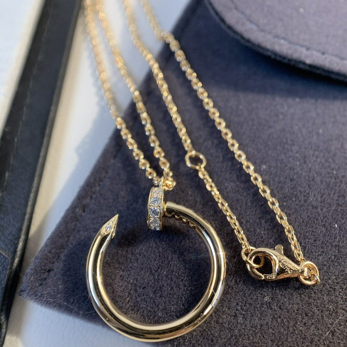 [⭐Haelin Jewelry]JUSTE NECKLACE PINK GOLD