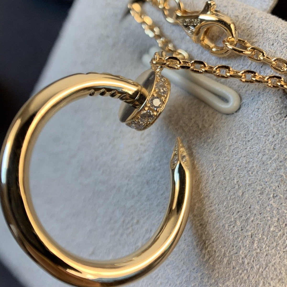 [⭐Haelin Jewelry]JUSTE NECKLACE PINK GOLD