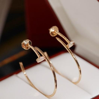 [⭐Haelin Jewelry]JUSTE EARRINGS DIAMONDS 1.8MM