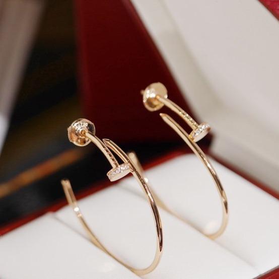 [⭐Haelin Jewelry]JUSTE EARRINGS DIAMONDS 1.8MM