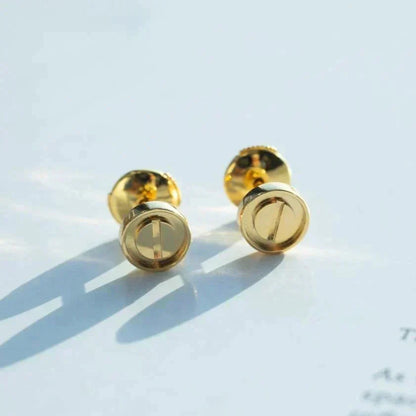 [⭐Haelin Jewelry]LOVE EARRINGS GOLD 10MM
