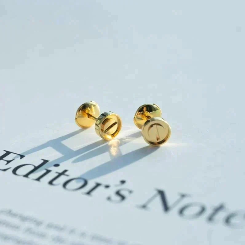 [⭐Haelin Jewelry]LOVE EARRINGS GOLD 10MM
