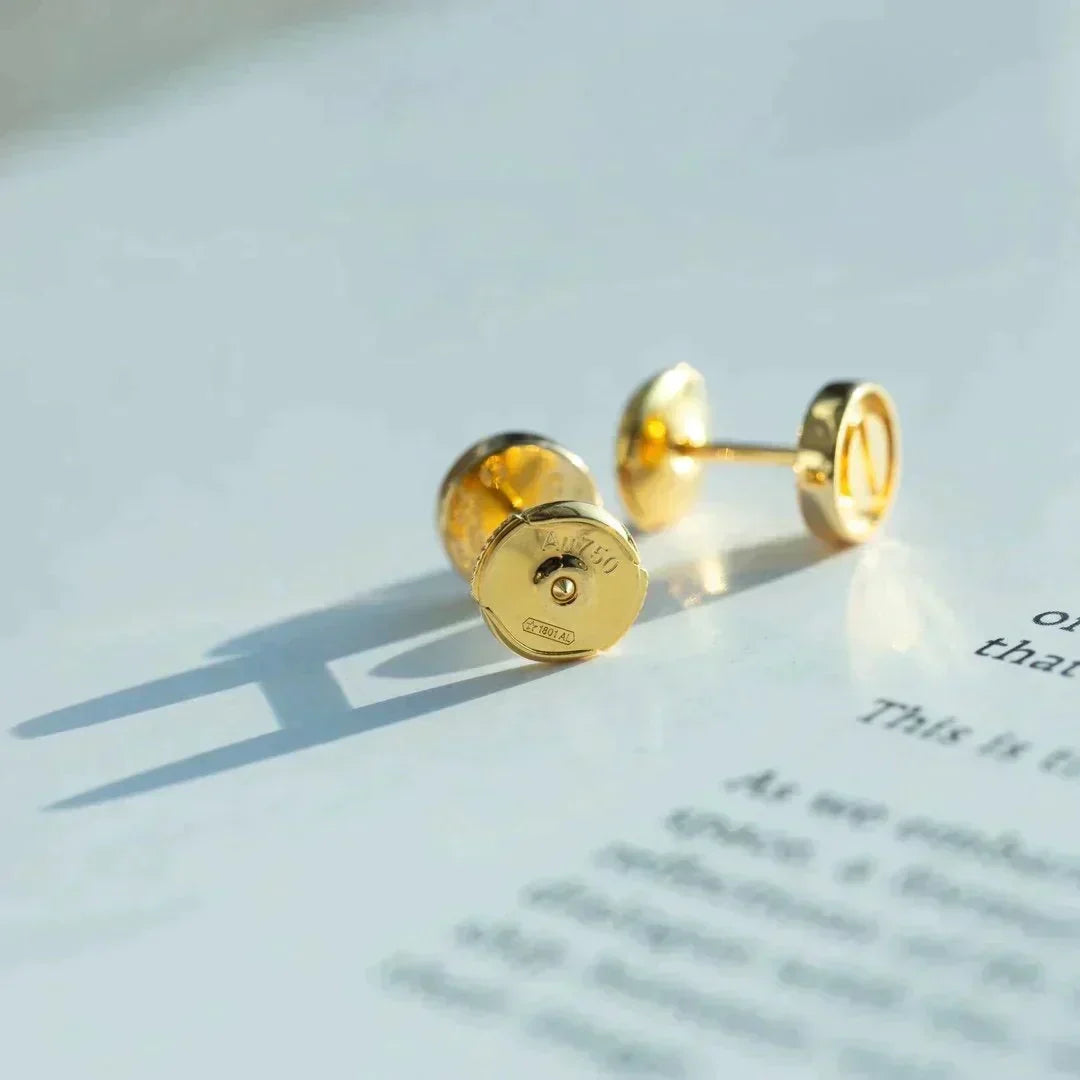 [⭐Haelin Jewelry]LOVE EARRINGS GOLD 10MM