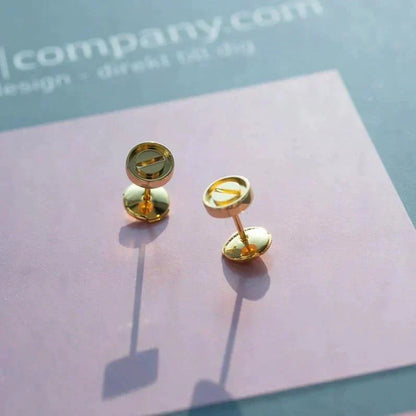 [⭐Haelin Jewelry]LOVE EARRINGS GOLD 10MM