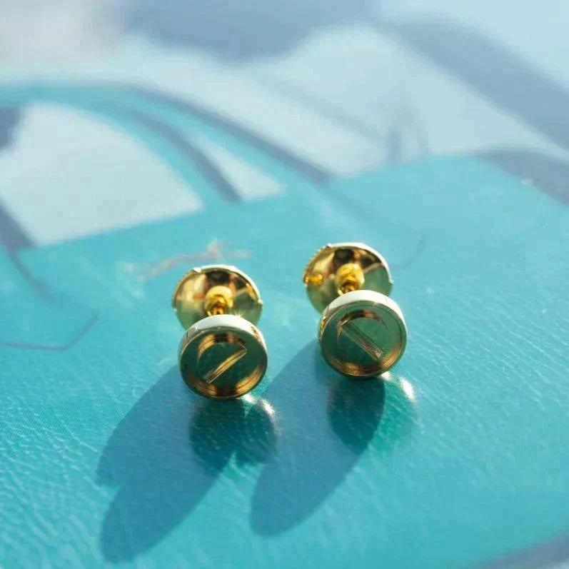 [⭐Haelin Jewelry]LOVE EARRINGS GOLD 10MM