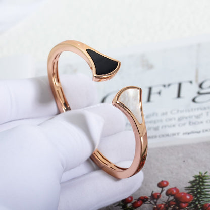 [⭐Haelin Jewelry]DREAM BRACELET OPEN PINK GOLD MOP
