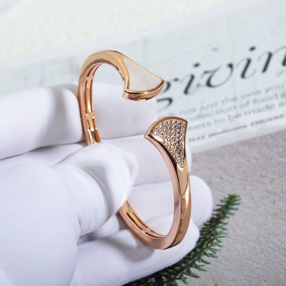[⭐Haelin Jewelry]DREAM BRACELET OPEN PINK GOLD MOP DIAMOND
