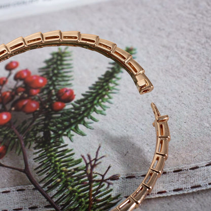 [⭐Haelin Jewelry]SERPENTI SMALL BRACELET PINK GOLD DIAMOND