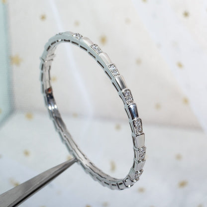 [⭐Haelin Jewelry]SERPENTI BRACELET SILVER DIAMOND