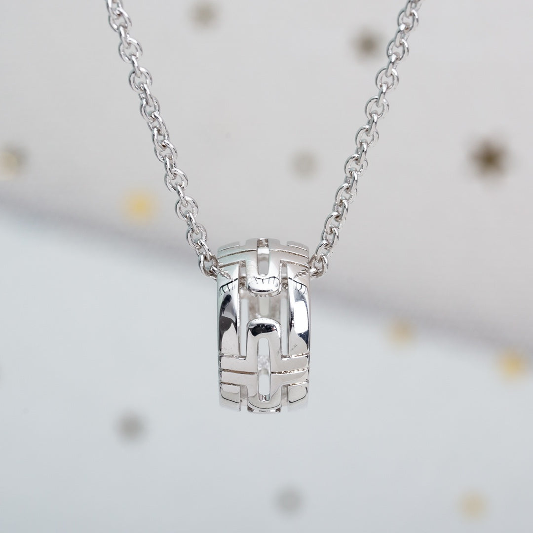 [⭐Haelin Jewelry]PARENTESI NECKLACE SILVER