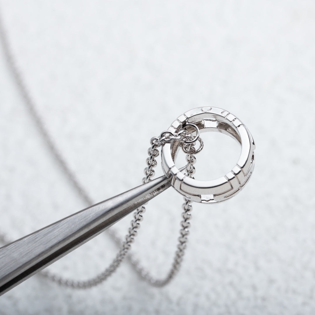 [⭐Haelin Jewelry]PARENTESI NECKLACE SILVER