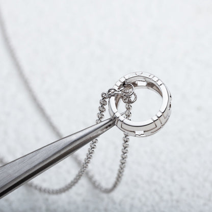 [⭐Haelin Jewelry]PARENTESI NECKLACE SILVER