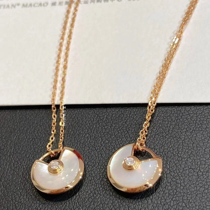 [⭐Haelin Jewelry]AMULETTE ROSE GOLD MOP NECKLACE