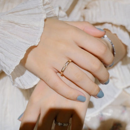 [⭐Haelin Jewelry]LOVE RING 2.65MM DIAMOND