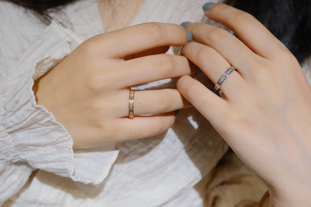 [⭐Haelin Jewelry]LOVE RING 2.65MM DIAMOND