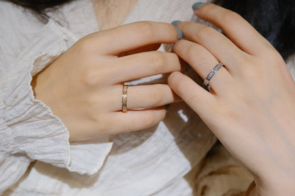 [⭐Haelin Jewelry]LOVE RING 2.65MM DIAMOND