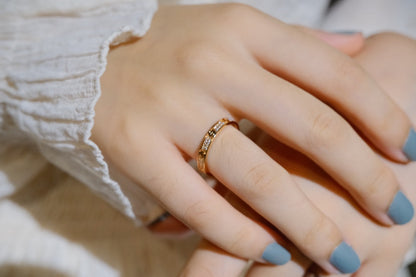 [⭐Haelin Jewelry]LOVE RING 2.65MM DIAMOND