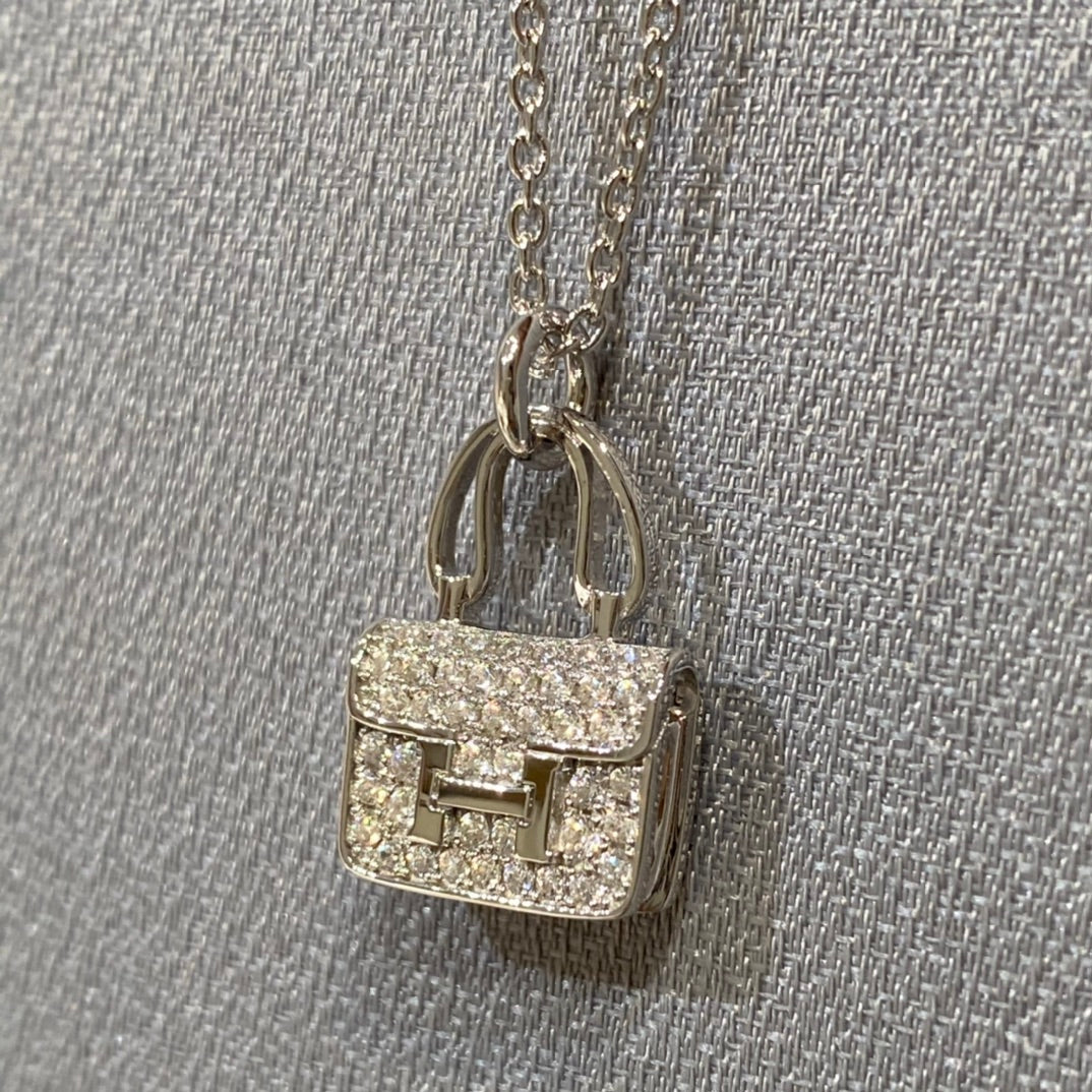 [⭐Haelin Jewelry]CONSTANCE PEDANT DIAMOND NECKLACE