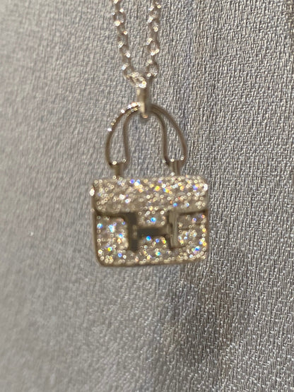 [⭐Haelin Jewelry]CONSTANCE PEDANT DIAMOND NECKLACE