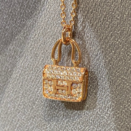 [⭐Haelin Jewelry]CONSTANCE PEDANT DIAMOND NECKLACE