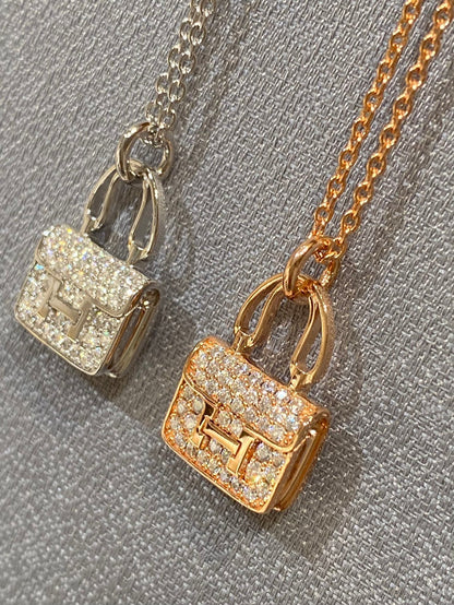 [⭐Haelin Jewelry]CONSTANCE PEDANT DIAMOND NECKLACE