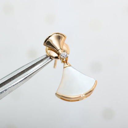 [⭐Haelin Jewelry]DREAM MOP PINK GOLD EARRINGS