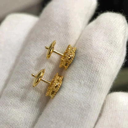 [⭐Haelin Jewelry]CLOVER MINI 9.5MM MALACHITE  EARRINGS