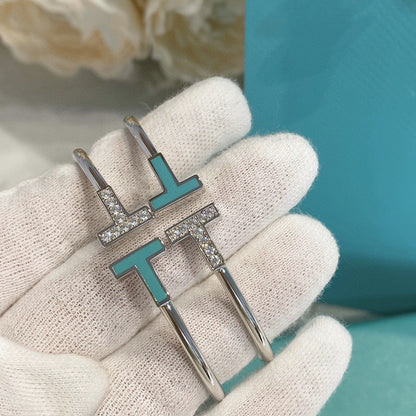 [Haelin Jewelry]T BRACELET 1.8MM TURQUOISE DIAMOND