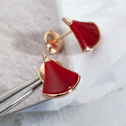 [⭐Haelin Jewelry]DIVAS DREAM EARRINGS PINK GOLD