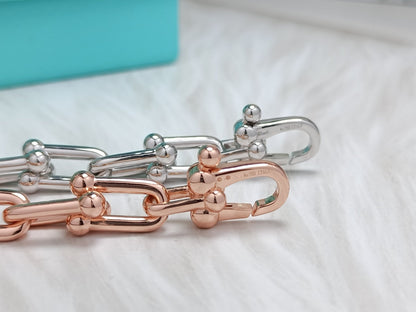 [Haelin Jewelry]HARDWEAR BRACELET PINK GOLD AND SILVER