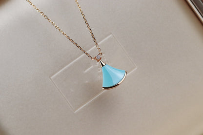 [⭐Haelin Jewelry]DREAM NECKLACE TURQUOISE PINK GOLD