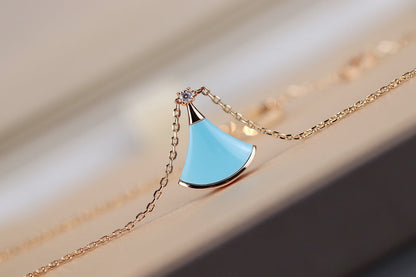 [⭐Haelin Jewelry]DREAM NECKLACE TURQUOISE PINK GOLD