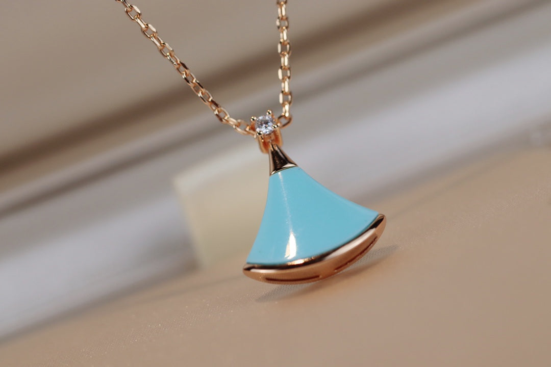 [⭐Haelin Jewelry]DREAM NECKLACE TURQUOISE PINK GOLD
