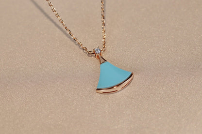 [⭐Haelin Jewelry]DREAM NECKLACE TURQUOISE PINK GOLD